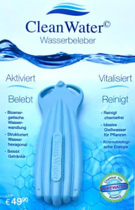 CleanWater in 4 verschiedenen Farben