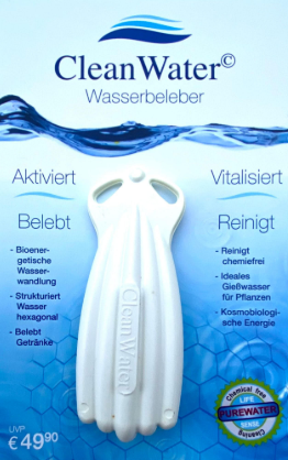 CleanWater in 4 verschiedenen Farben